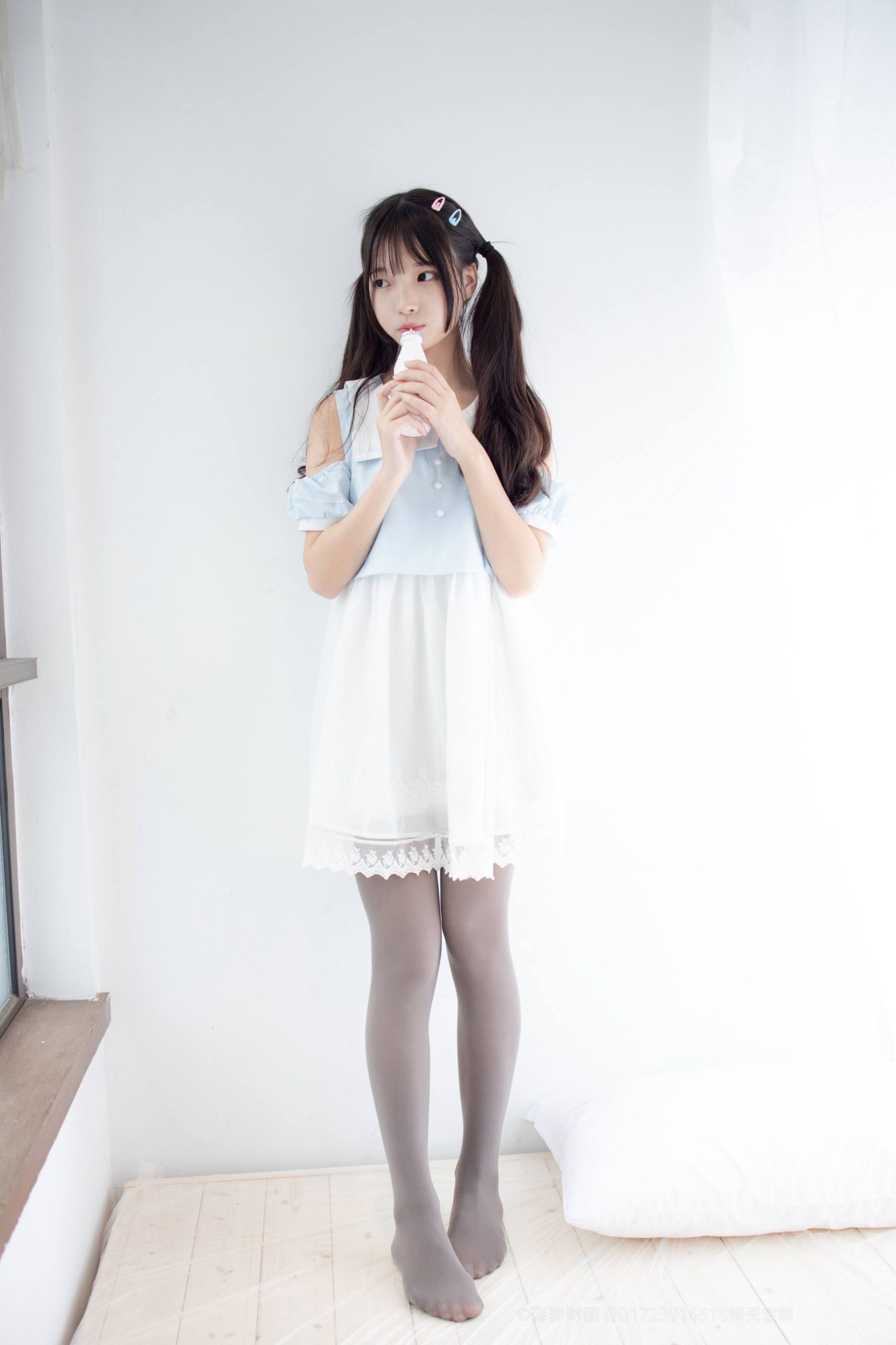 图片[6]-超级甜美的灰丝小姑娘【86P】20005-靓街拍