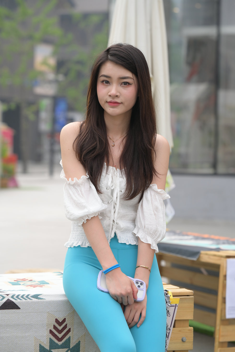图片[2]-蓝色瑜伽裤漂亮女孩 J3299 769P-12.9GB-靓街拍