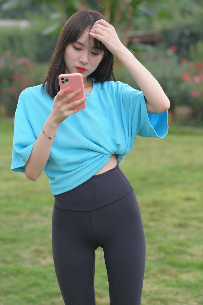 乖乖女瑜伽裤女孩【538P】J2224-靓街拍