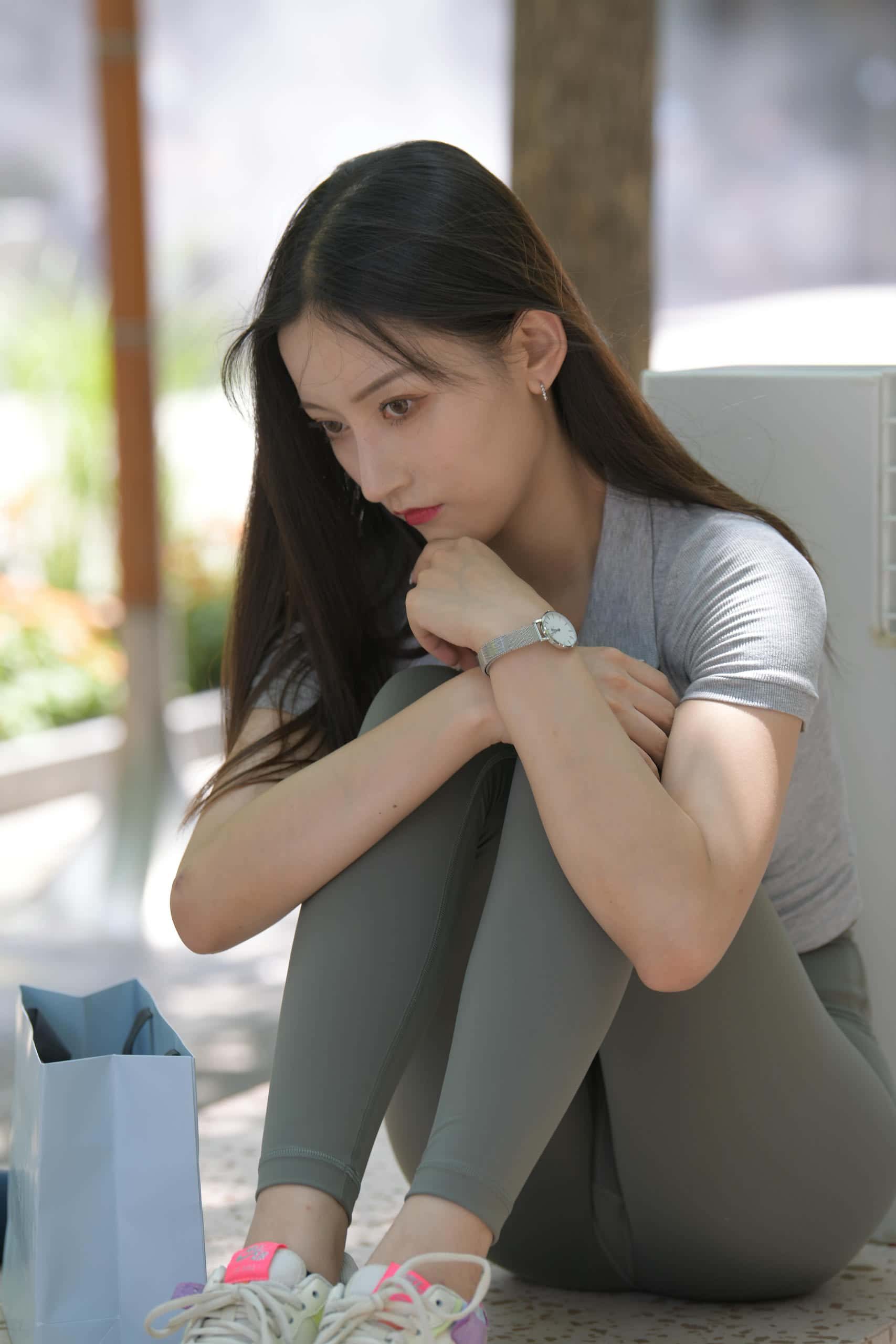 图片[2]-清纯瑜伽裤女孩【501P】J2192-靓街拍