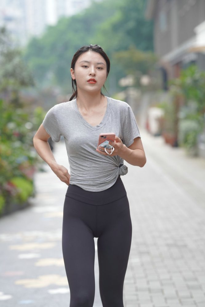 户外运动的瑜伽裤女孩J3008 845P2V-22.9GB-靓街拍
