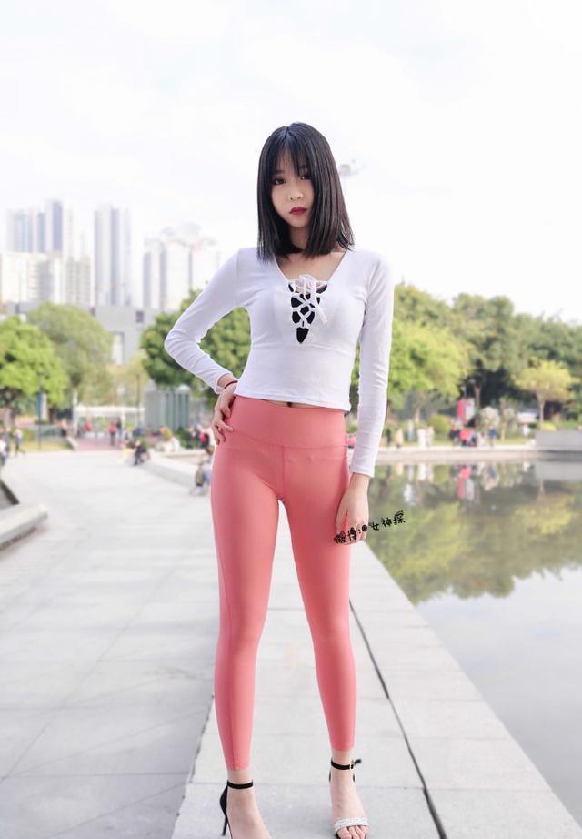 图片[2]-粉色瑜伽裤年轻女孩 J1311 417P17V-14.9GB-靓街拍