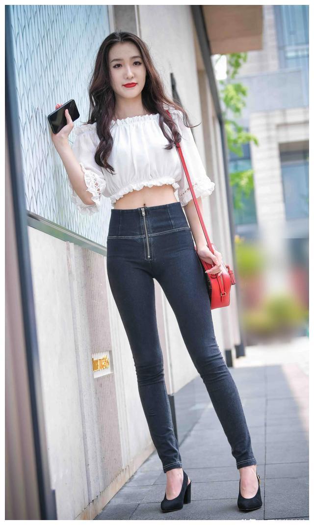 图片[4]-紧身牛仔裤卷发姑娘 J1726 103P-2.28GB-靓街拍
