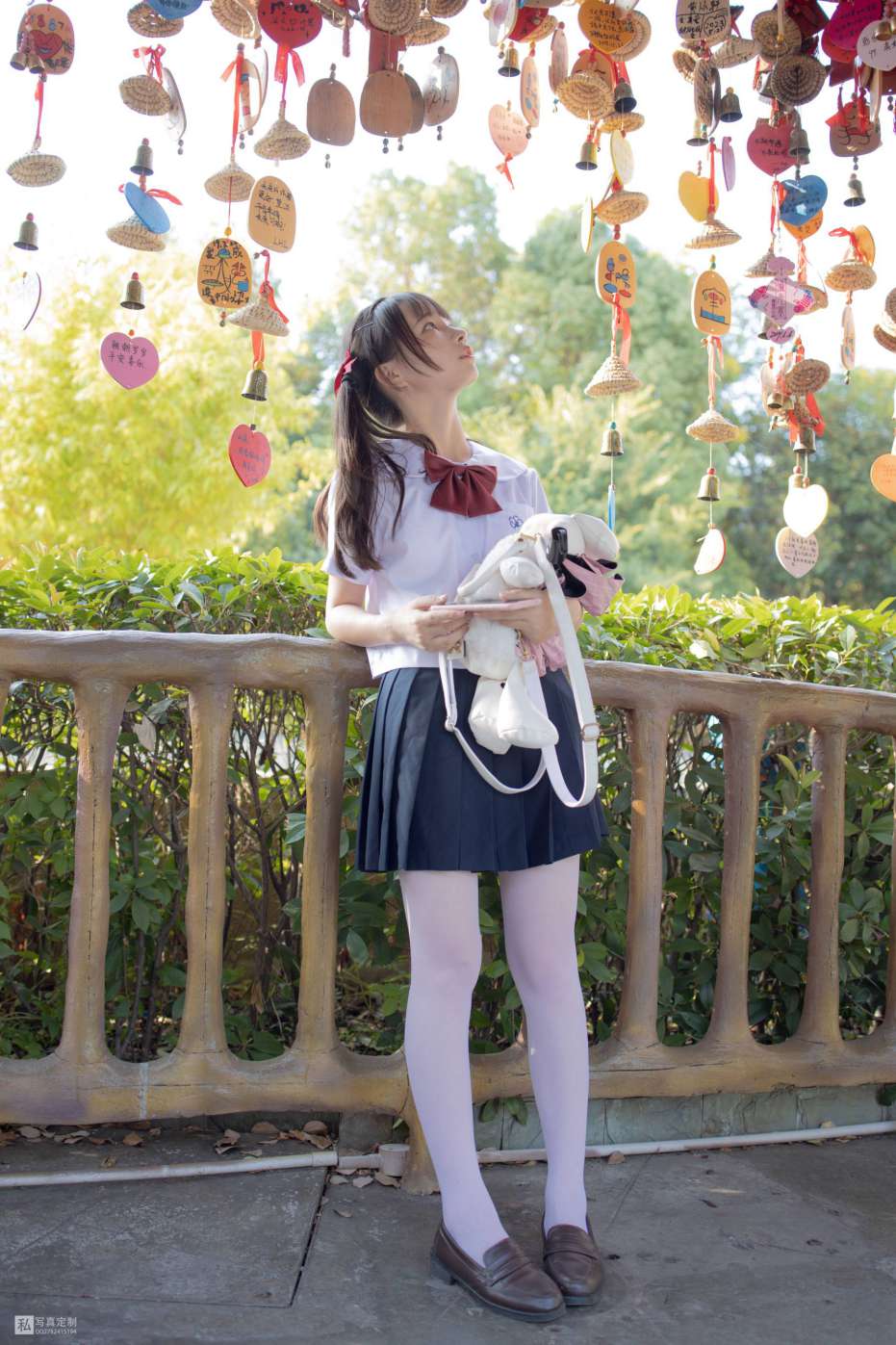 图片[5]-眼神好清澈的双马尾白丝女孩【75P】20019-靓街拍