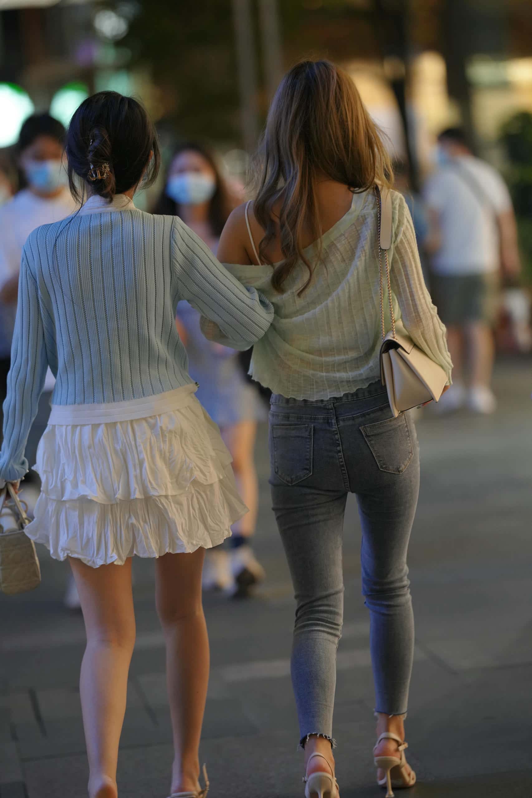 图片[3]-牛仔热裤女孩【114P】J4541-靓街拍