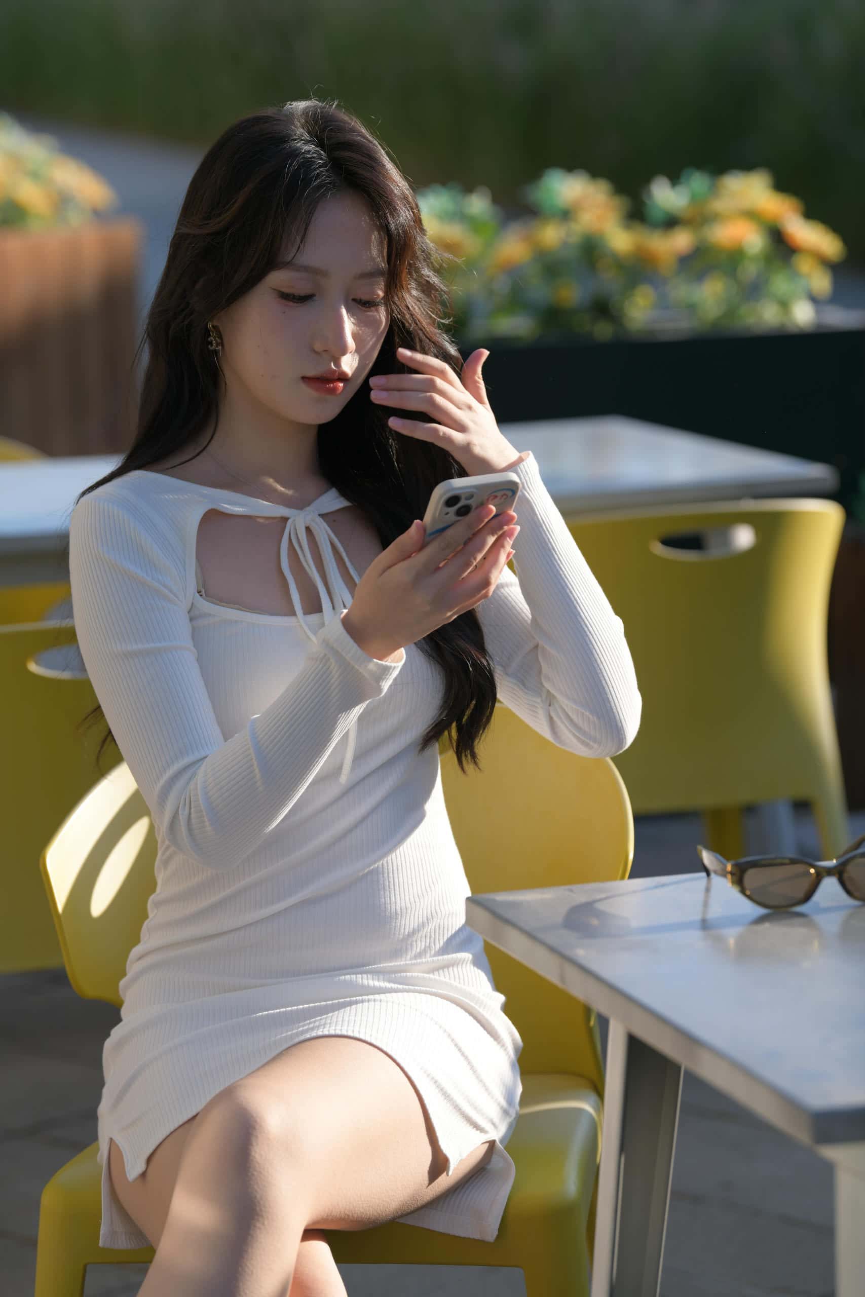 图片[3]-好仙的白裙姑娘【637P】J8290-靓街拍